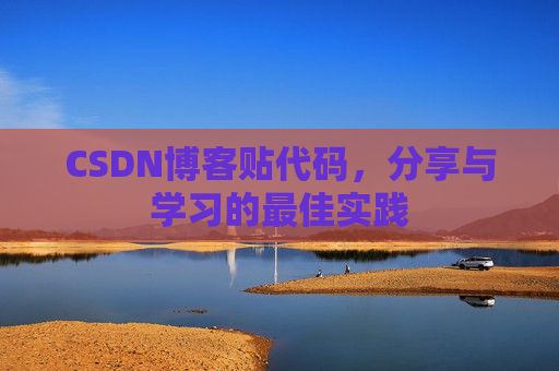 CSDN博客贴代码，分享与学习的最佳实践